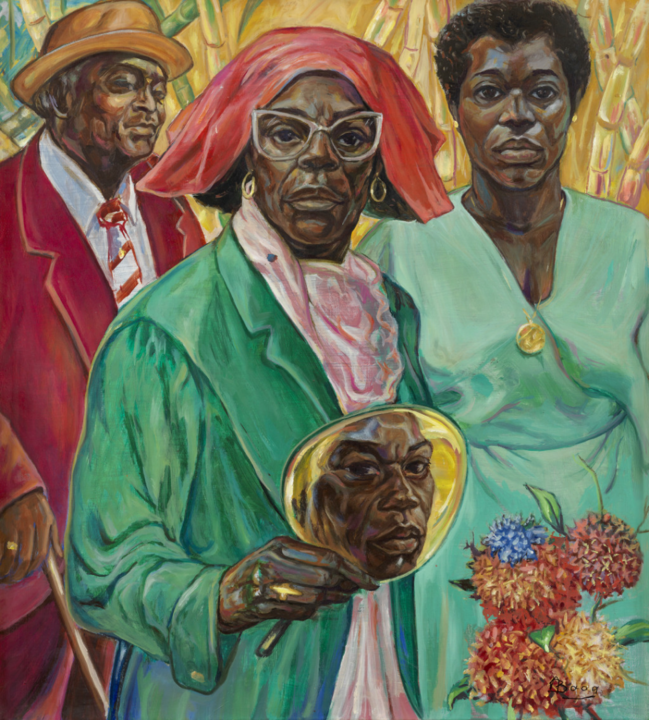 Armand Baag, Baag Family Portrait, 1989.png