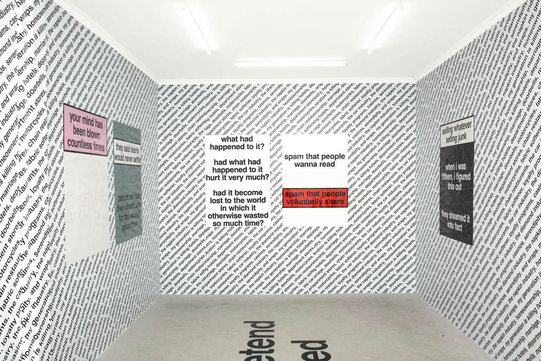 Nora Turato, “A Festival of Consent”, exhibition view, LambdaLambdaLambda, Prishtina, 2018.