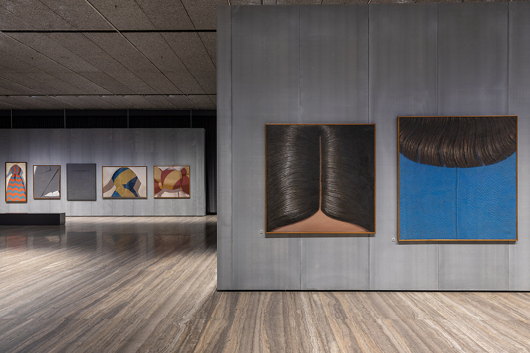 Domenico Gnoli at Fondazione Prada, Milan.  Photo by Roberto Marossi